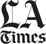 Logo Recognizing Law Office of John D. Barnett's affiliation with LA Times